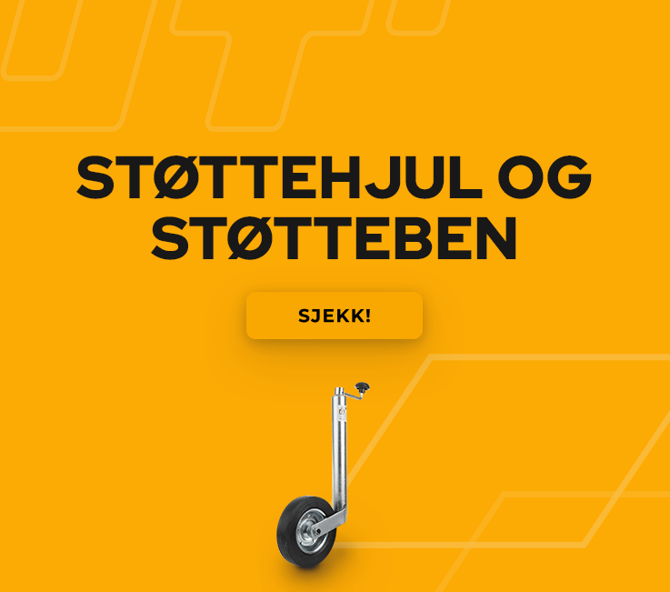 Støttehjul og støtter